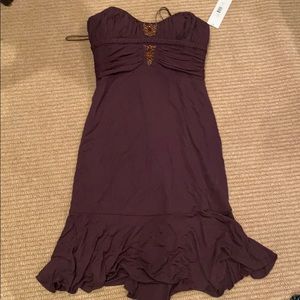 Badgley mishka brown dress